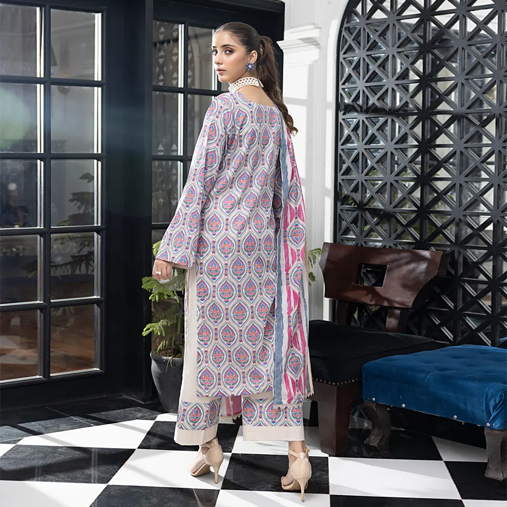 SALINA PRINTED LAWN 3PC