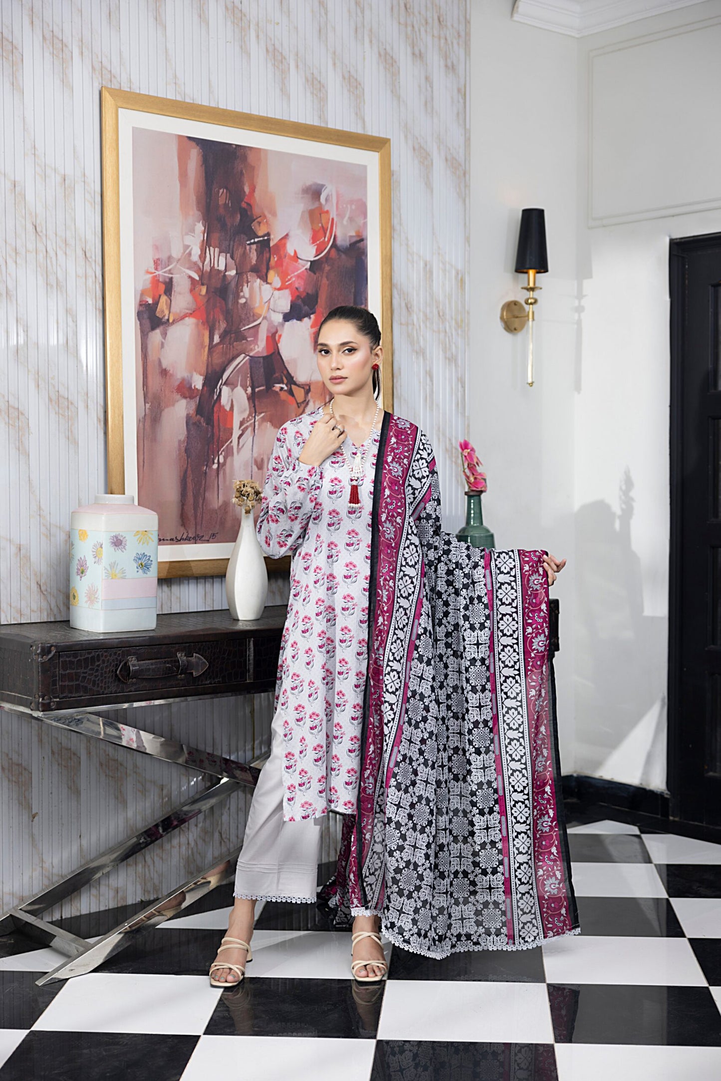 SALINA PRINTED LAWN 3PC