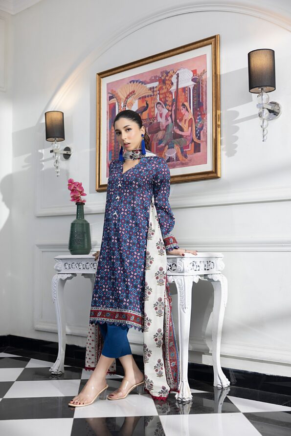 SALINA PRINTED LAWN 3PC