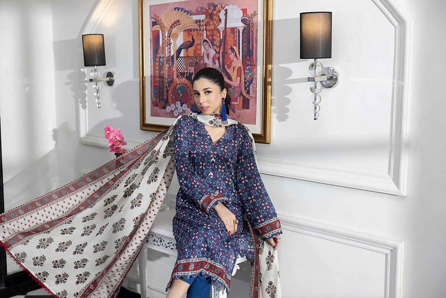 SALINA PRINTED LAWN 3PC
