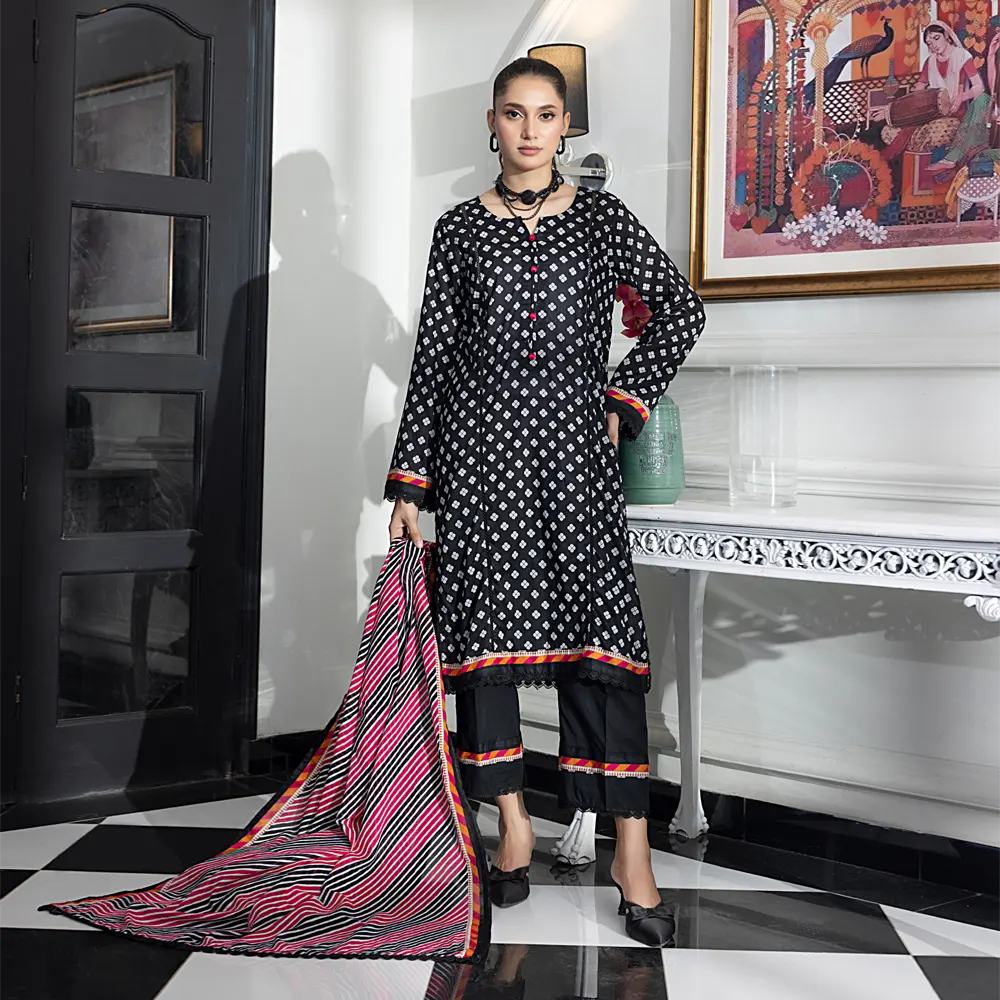SALINA PRINTED LAWN 3PC