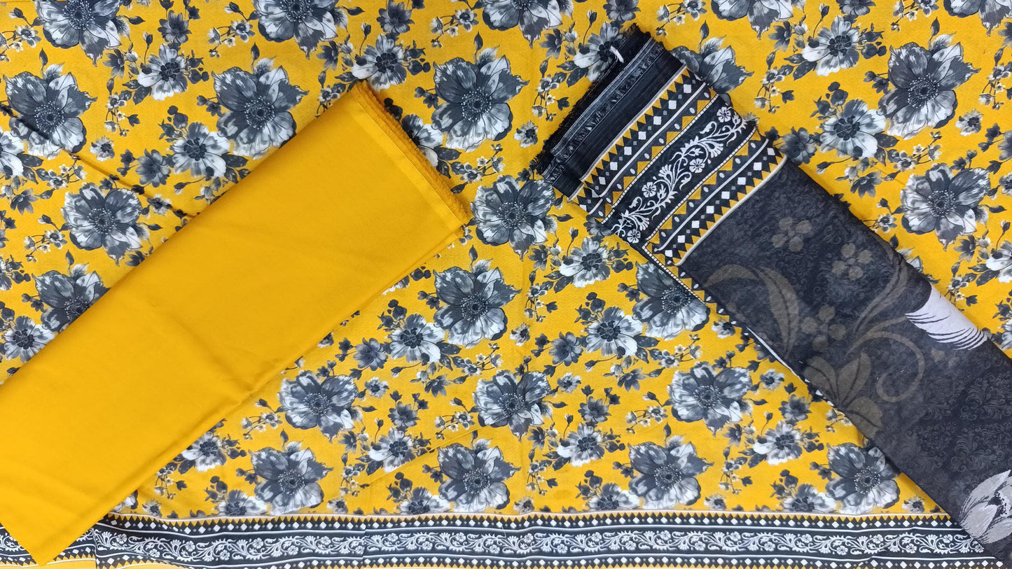 BIN SAEED PRINTED LAWN 3PC