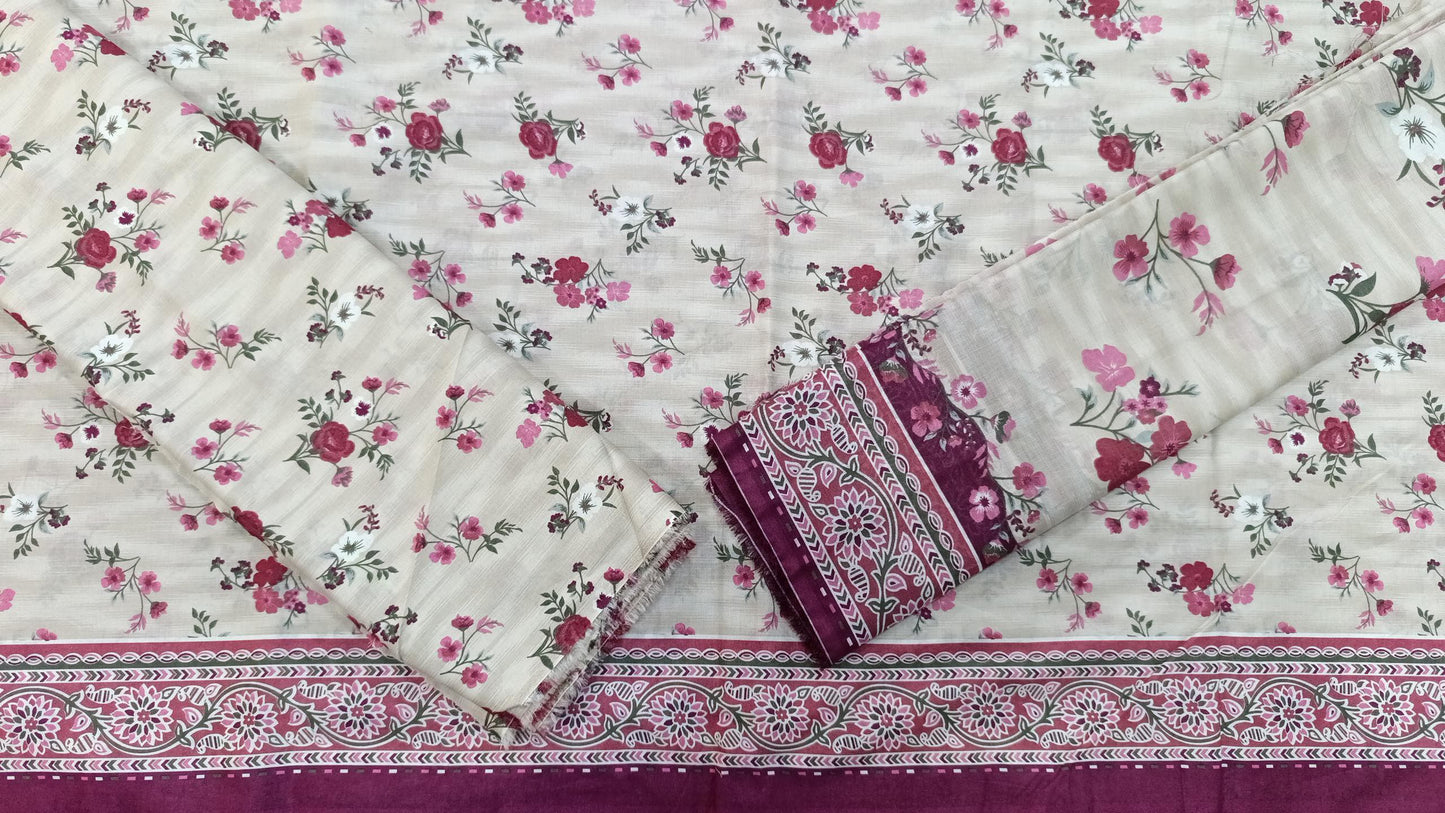 BIN SAEED PRINTED LAWN 3PC
