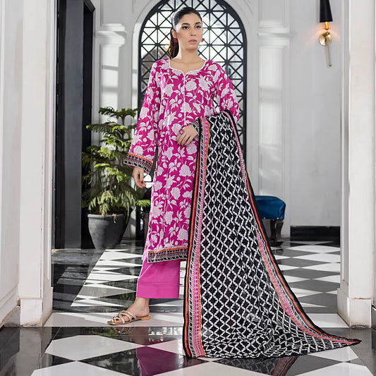 SALINA PRINTED LAWN 3PC