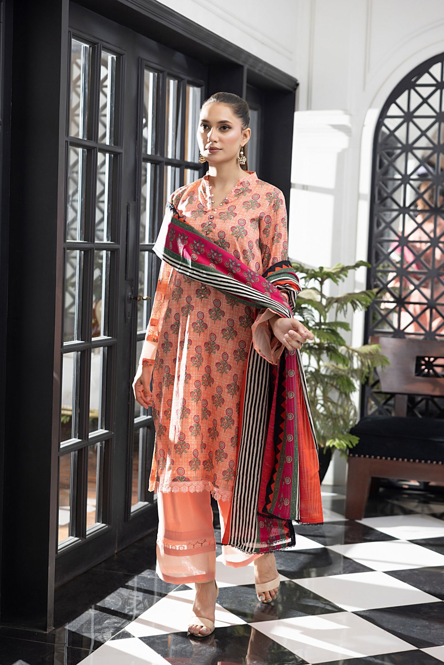 SALINA PRINTED LAWN 3PC