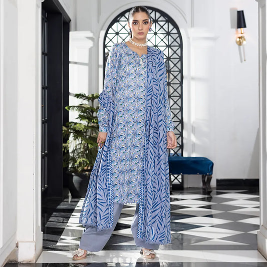 SALINA PRINTED LAWN 3PC