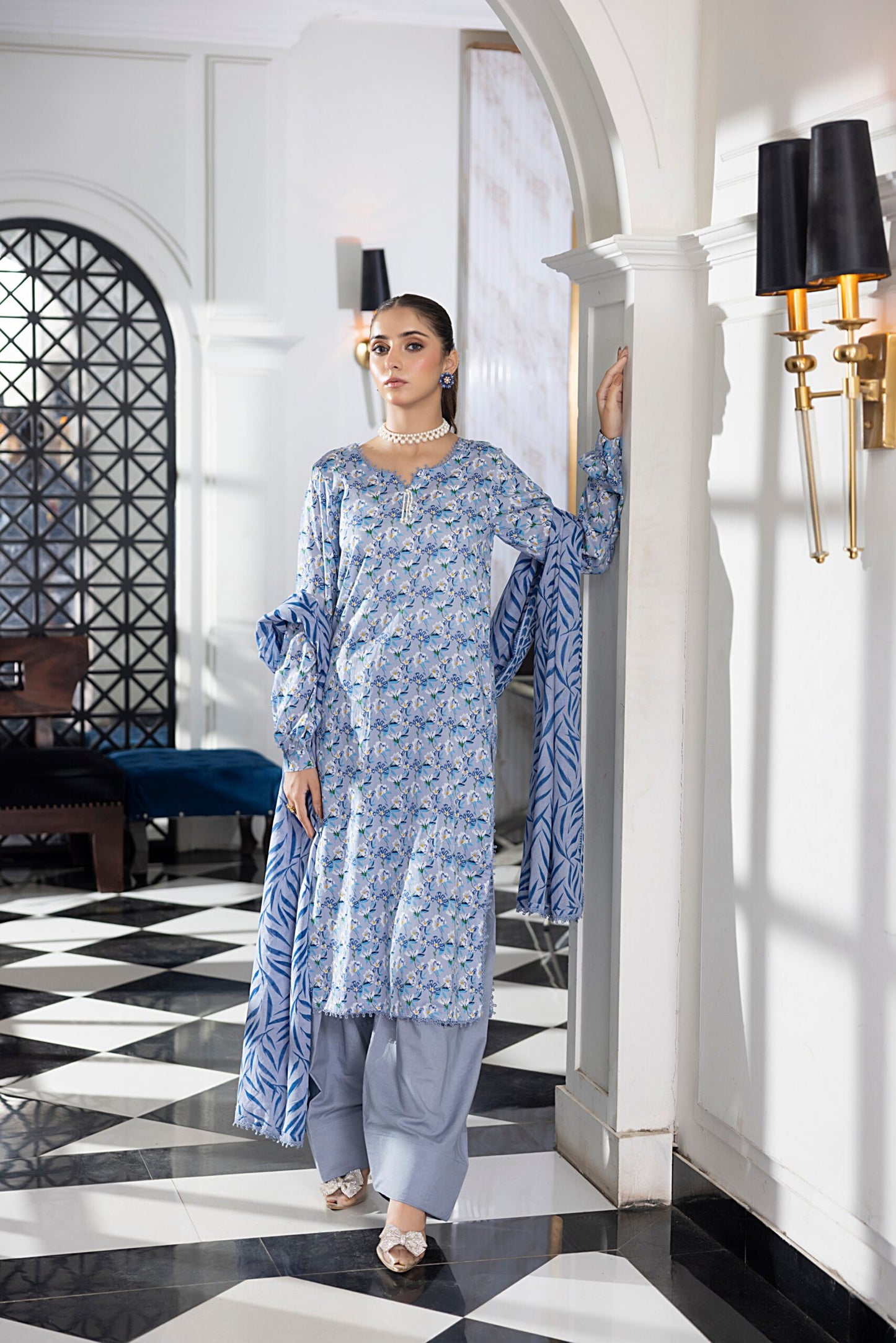 SALINA PRINTED LAWN 3PC