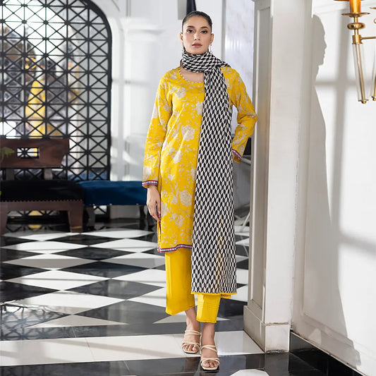 SALINA PRINTED LAWN 3PC