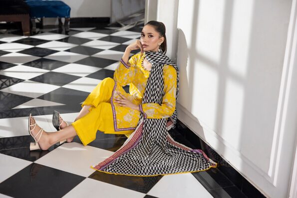 SALINA PRINTED LAWN 3PC