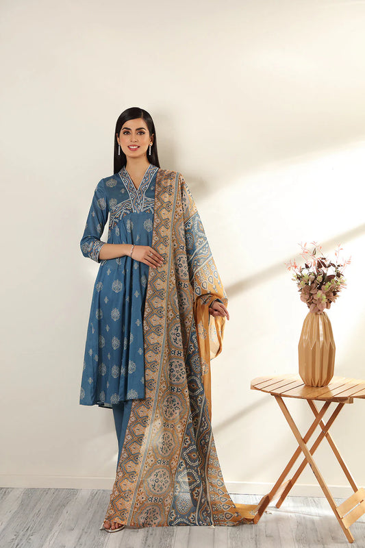 Nishat Printed Lawn 3Pc