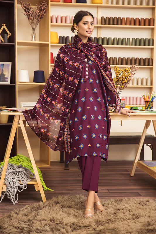 Nishat Printed Lawn 3Pc