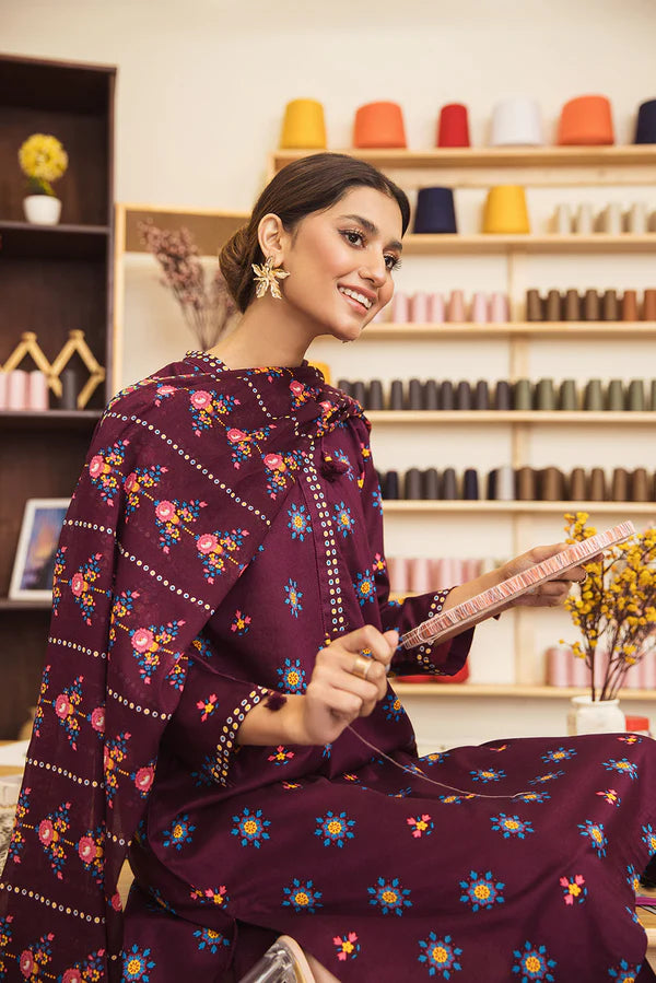 Nishat Printed Lawn 3Pc