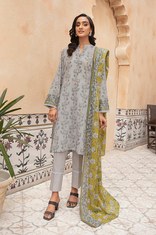 Nishat Printed Lawn 3Pc