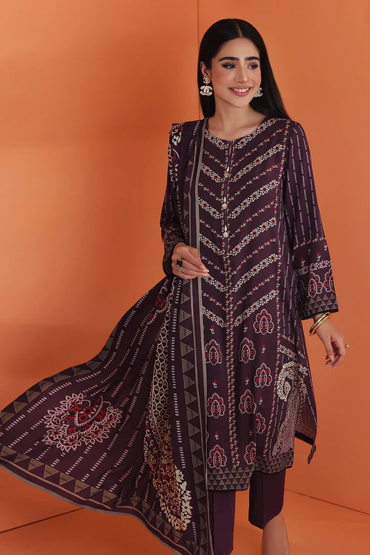 Nishat Printed Lawn 3Pc