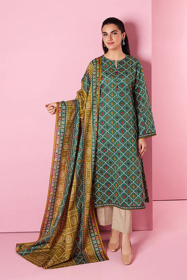 Nishat Printed Lawn 3Pc