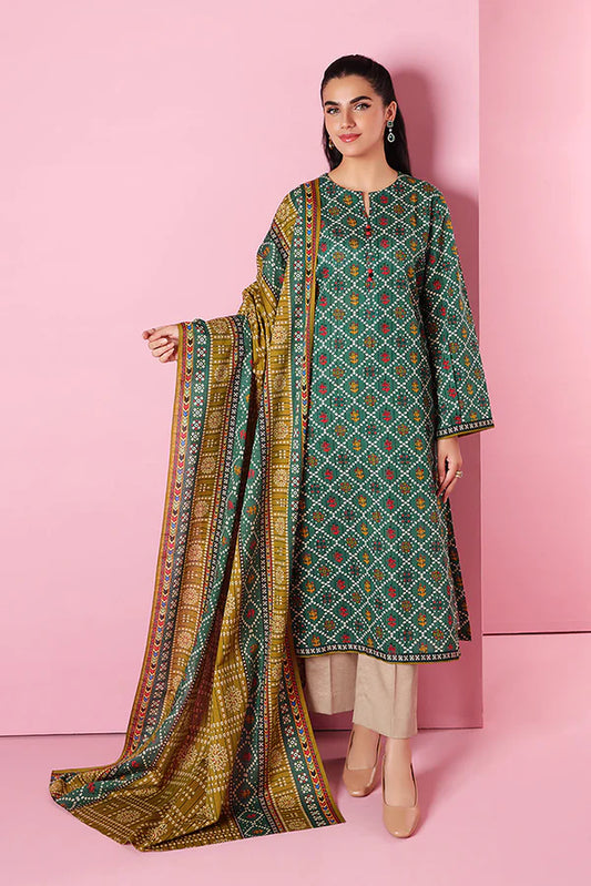 Nishat Printed Lawn 3Pc