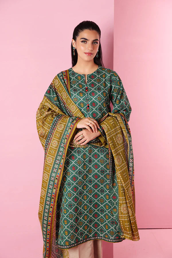Nishat Printed Lawn 3Pc