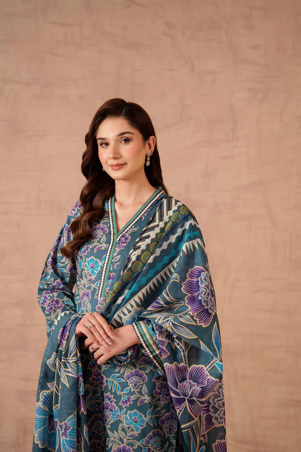 NISHAT PRINTED LAWN 3PC