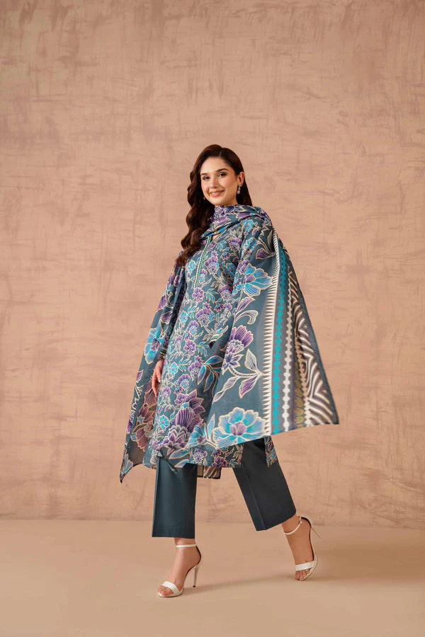 NISHAT PRINTED LAWN 3PC