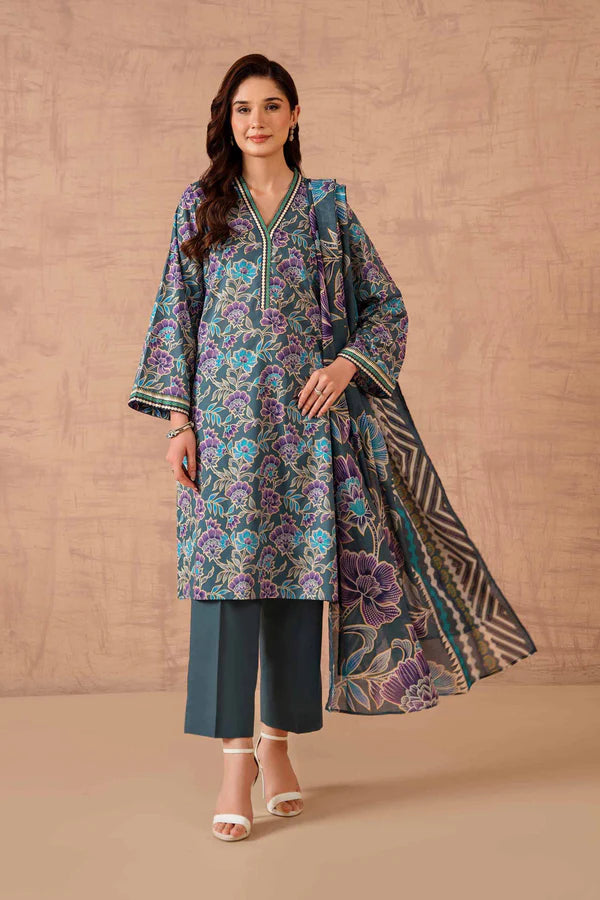 NISHAT PRINTED LAWN 3PC