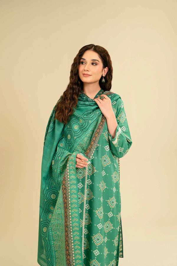 NISHAT PRINTED LAWN 3PC