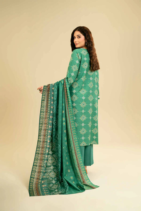 NISHAT PRINTED LAWN 3PC