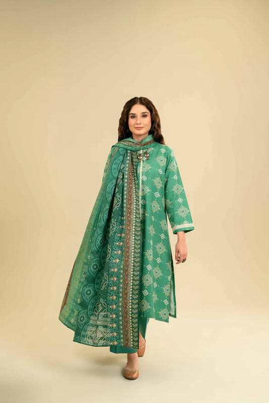 NISHAT PRINTED LAWN 3PC
