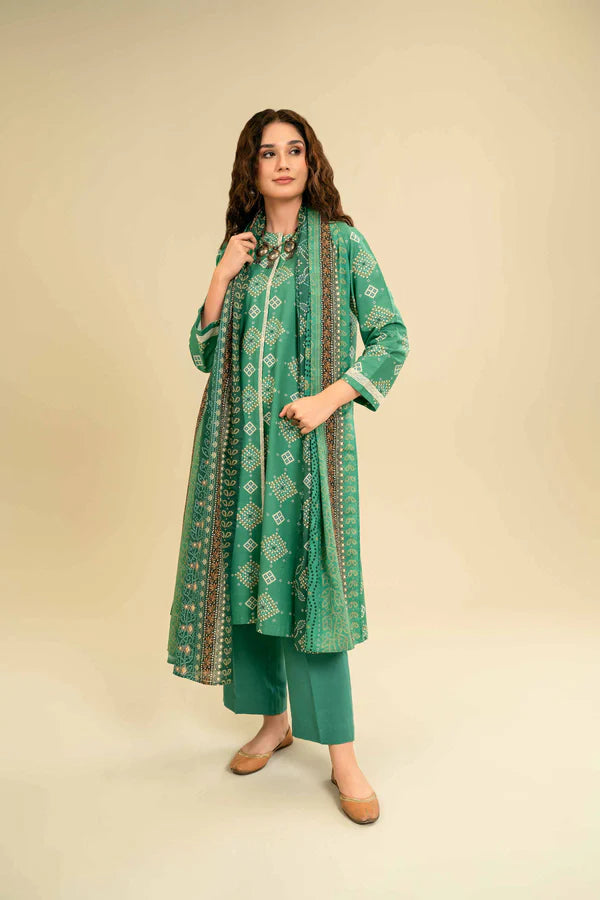 NISHAT PRINTED LAWN 3PC