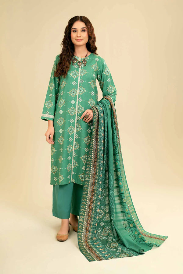 NISHAT PRINTED LAWN 3PC