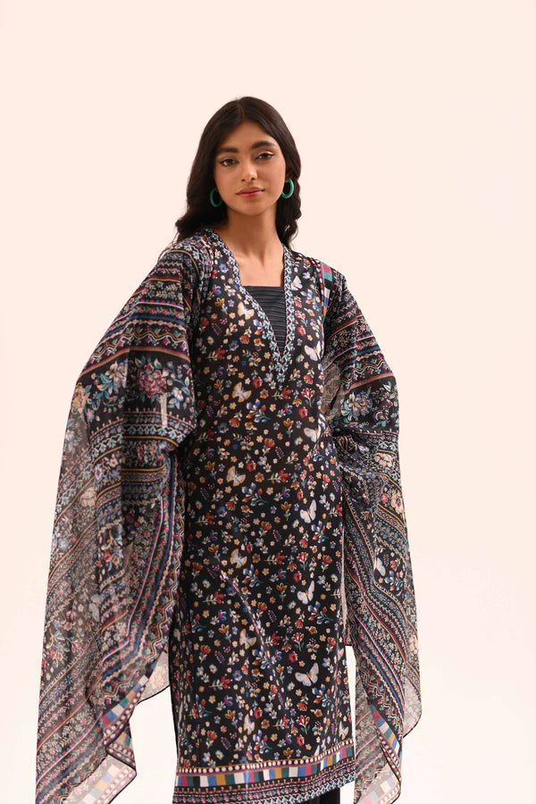 NISHAT PRINTED LAWN 3PC