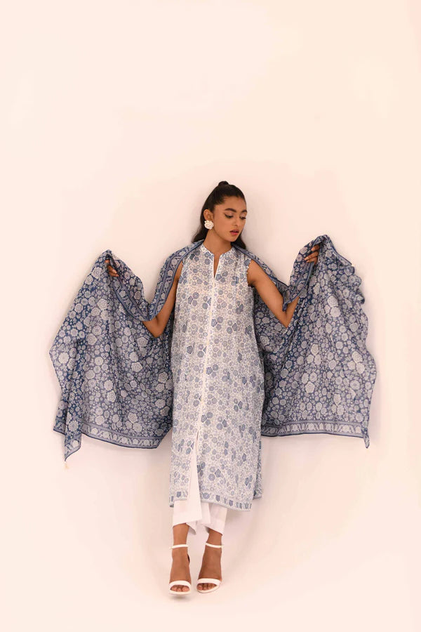 NISHAT PRINTED LAWN 3PC