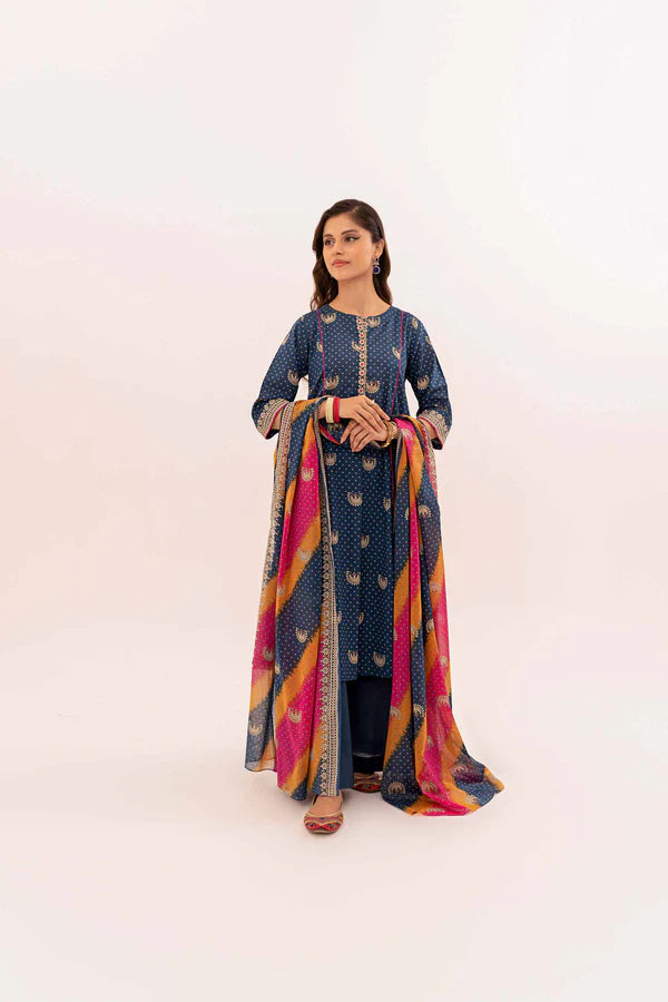 NISHAT PRINTED LAWN 3PC