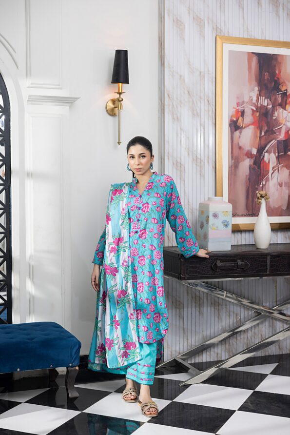 SALINA PRINTED LAWN 3PC