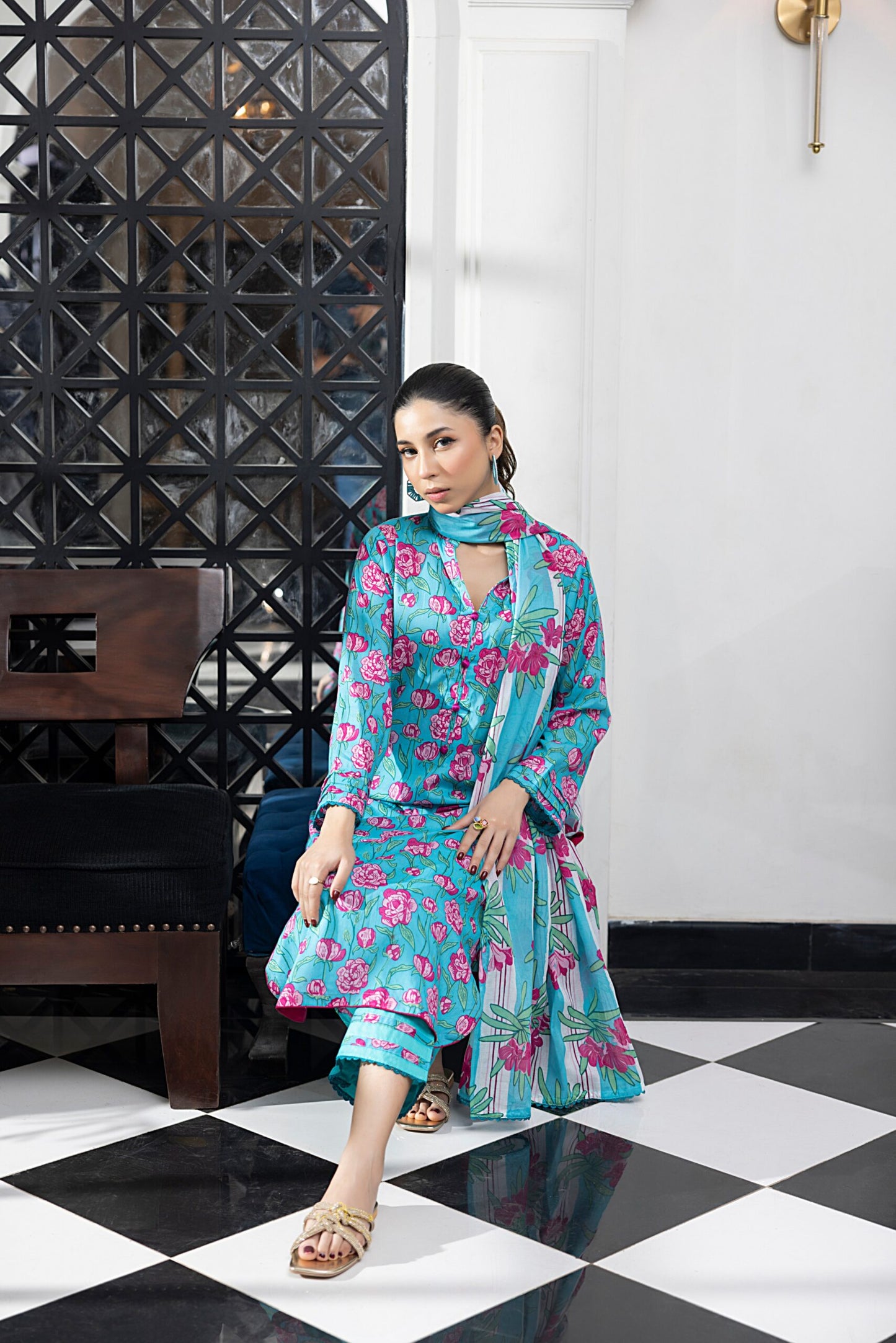 SALINA PRINTED LAWN 3PC