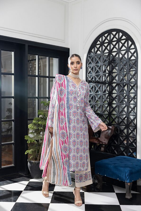 SALINA PRINTED LAWN 3PC