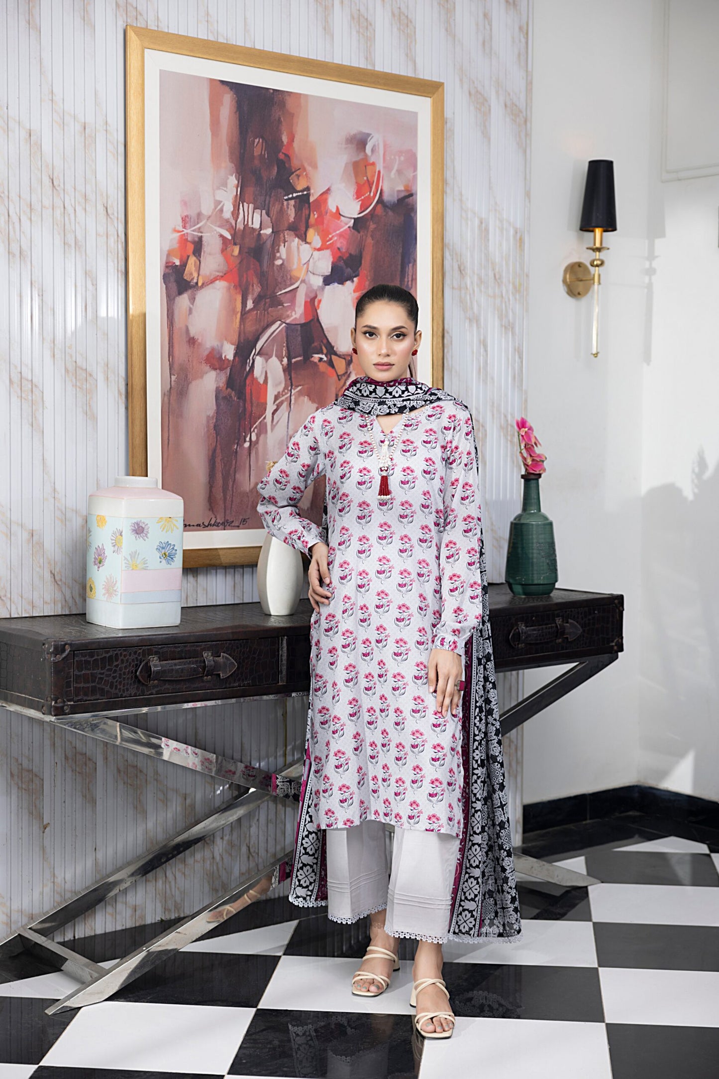 SALINA PRINTED LAWN 3PC