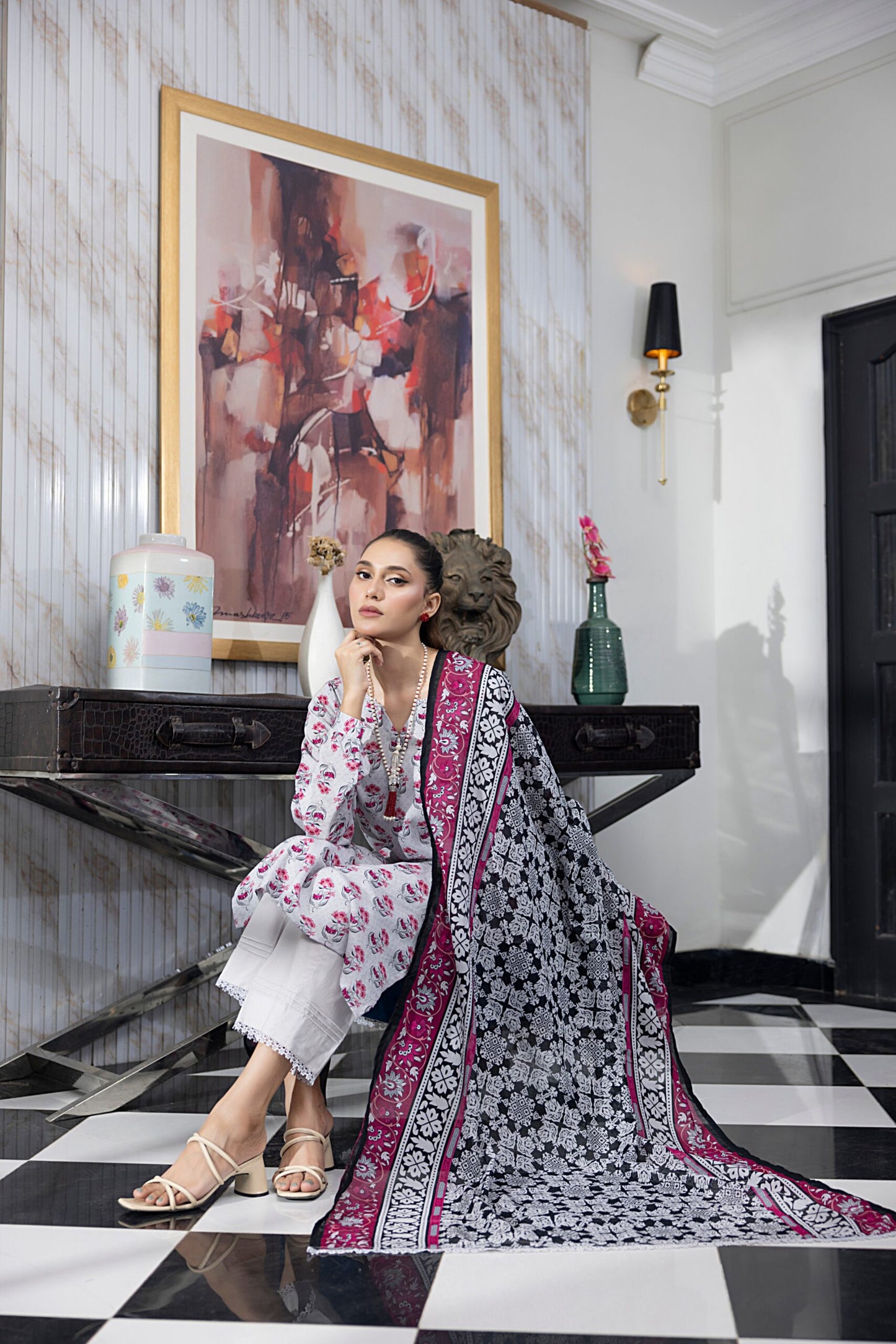 SALINA PRINTED LAWN 3PC