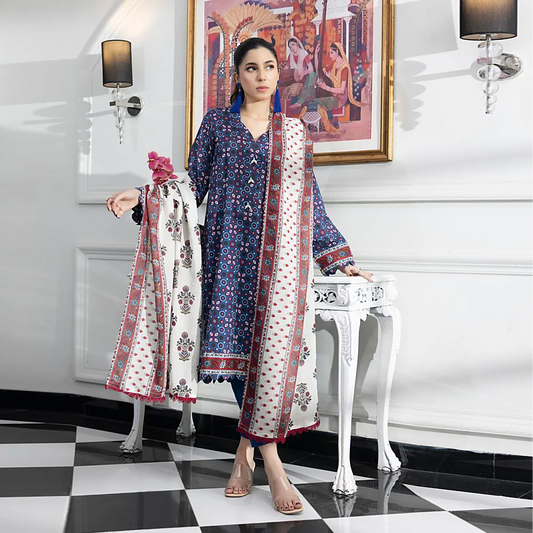 SALINA PRINTED LAWN 3PC