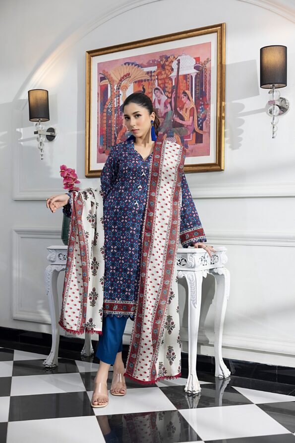 SALINA PRINTED LAWN 3PC