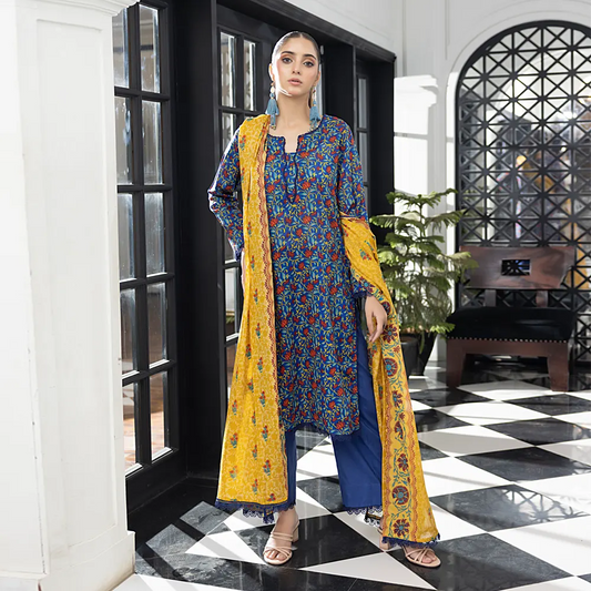 SALINA PRINTED LAWN 3PC