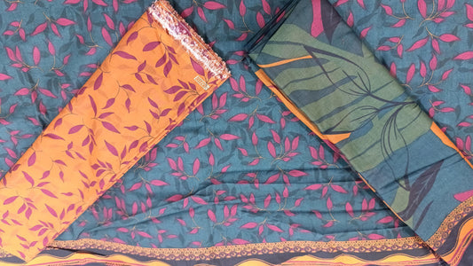 BIN SAEED PRINTED LAWN 3PC