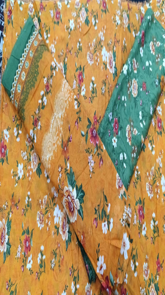 BIN SAEED PRINTED LAWN 3PC