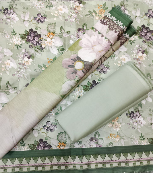BIN SAEED PRINTED LAWN 3PC