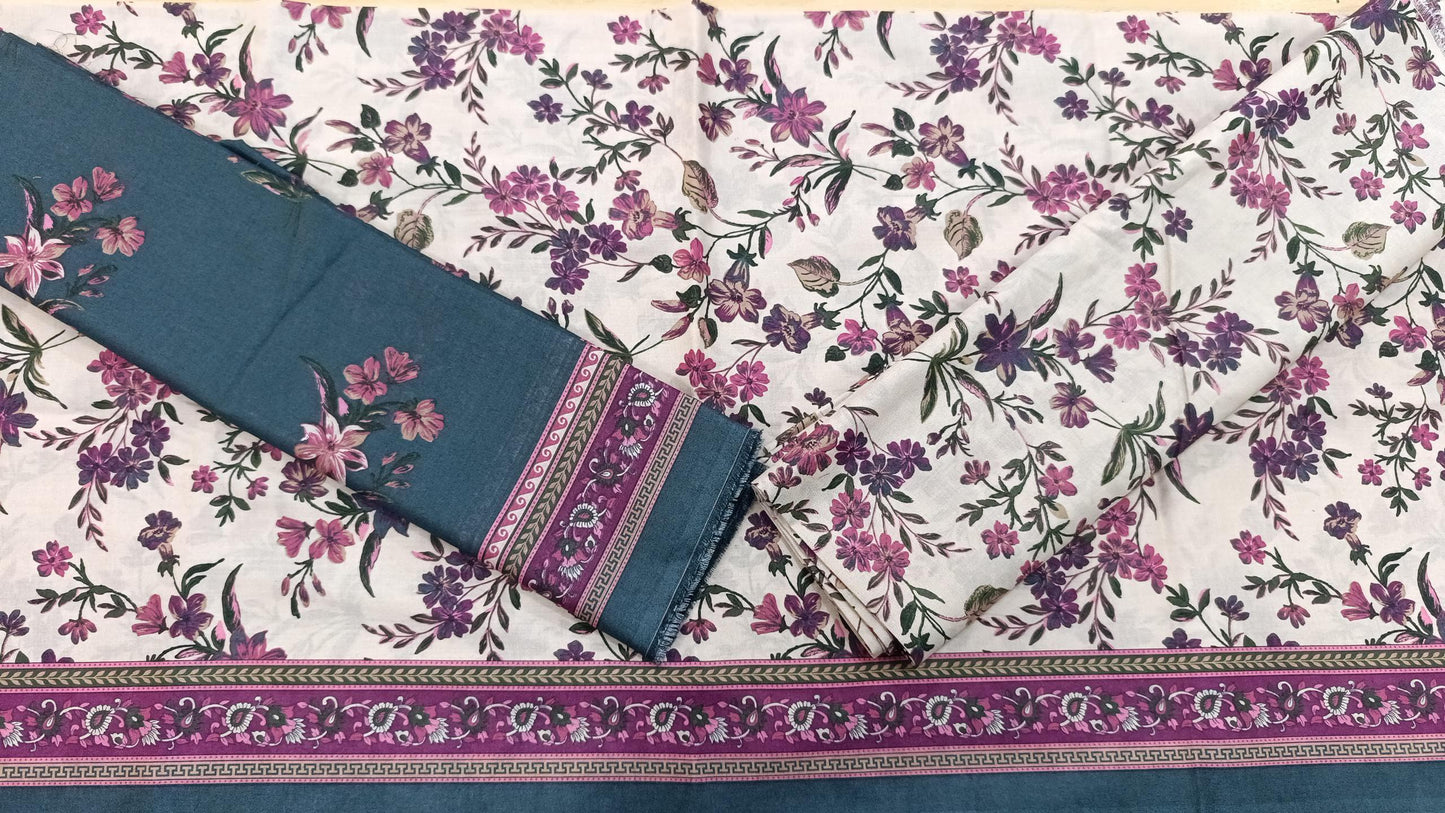 BIN SAEED PRINTED LAWN 3PC