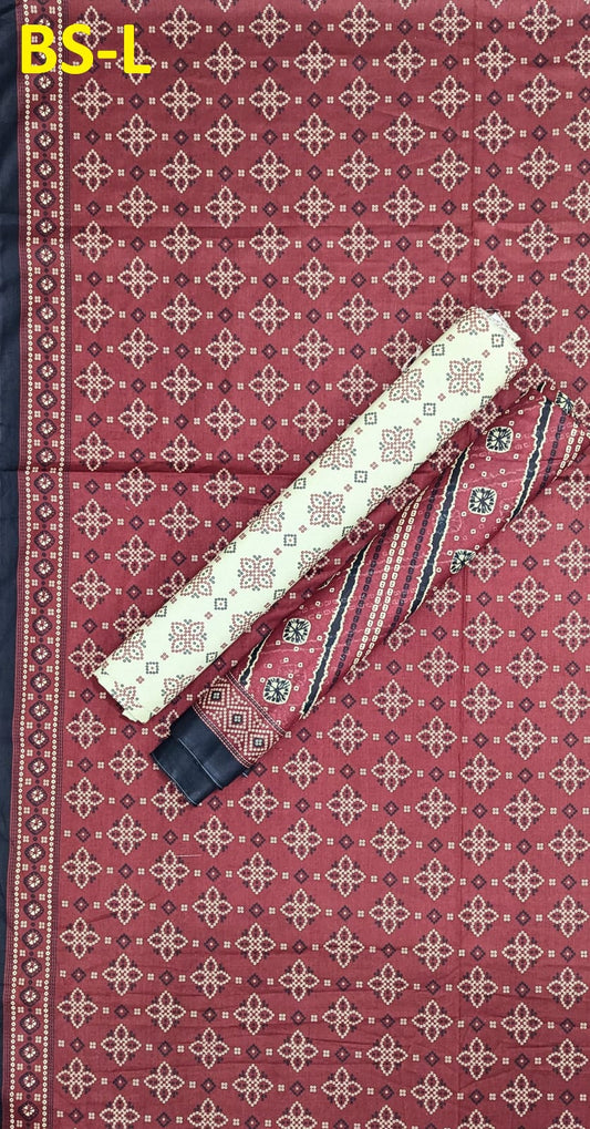 BIN SAEED PRINTED LAWN 3PC