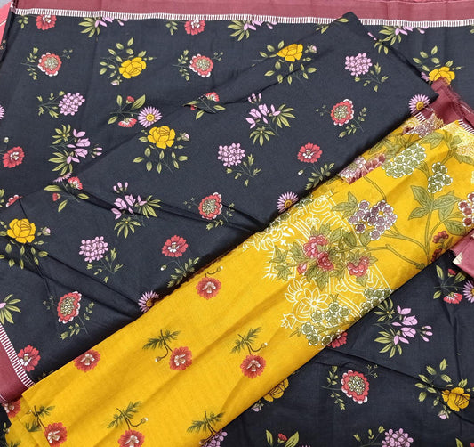 BIN SAEED PRINTED LAWN 3PC