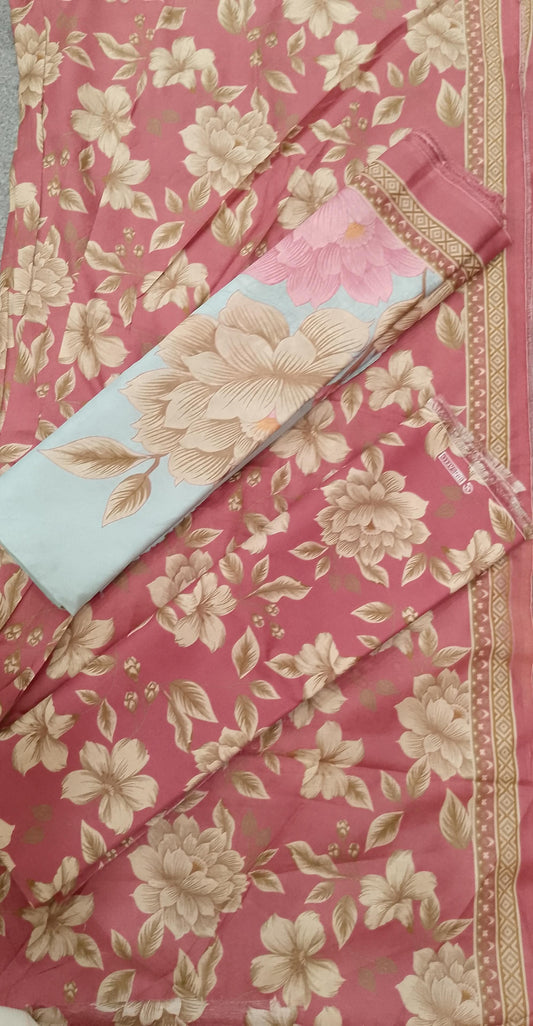 BIN SAEED PRINTED LAWN 3PC