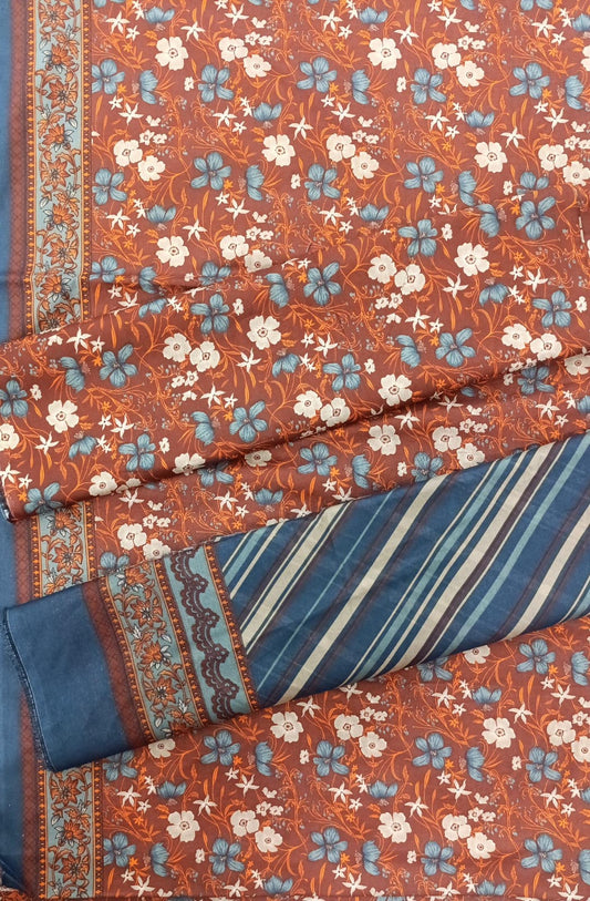 BIN SAEED PRINTED LAWN 3PC