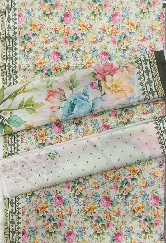 BIN SAEED PRINTED LAWN 3PC