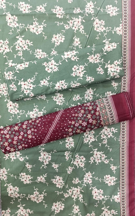BIN SAEED PRINTED LAWN 3PC